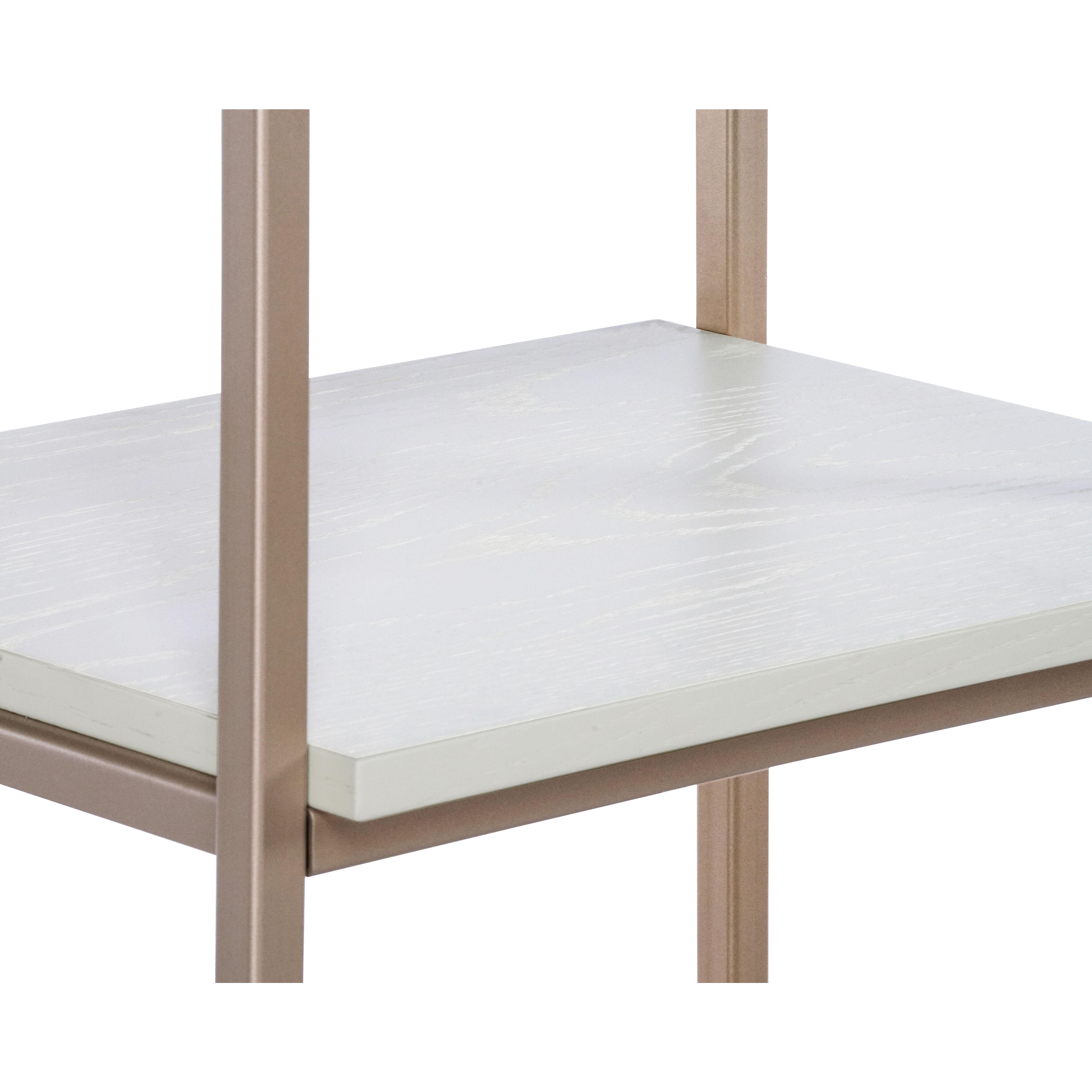 Ambrose Champagne Gold / Cream Modular Bookcase, Small